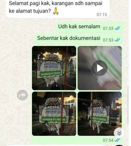 Pengiriman Papan Bunga Selamat Mangunharjo Mayangan