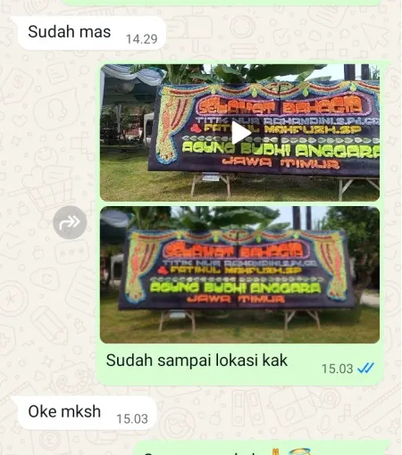 Pengiriman Papan Bunga Mangunharjo Mayangan