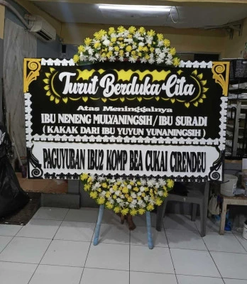 Papan Bunga di Mangunharjo Mayangan